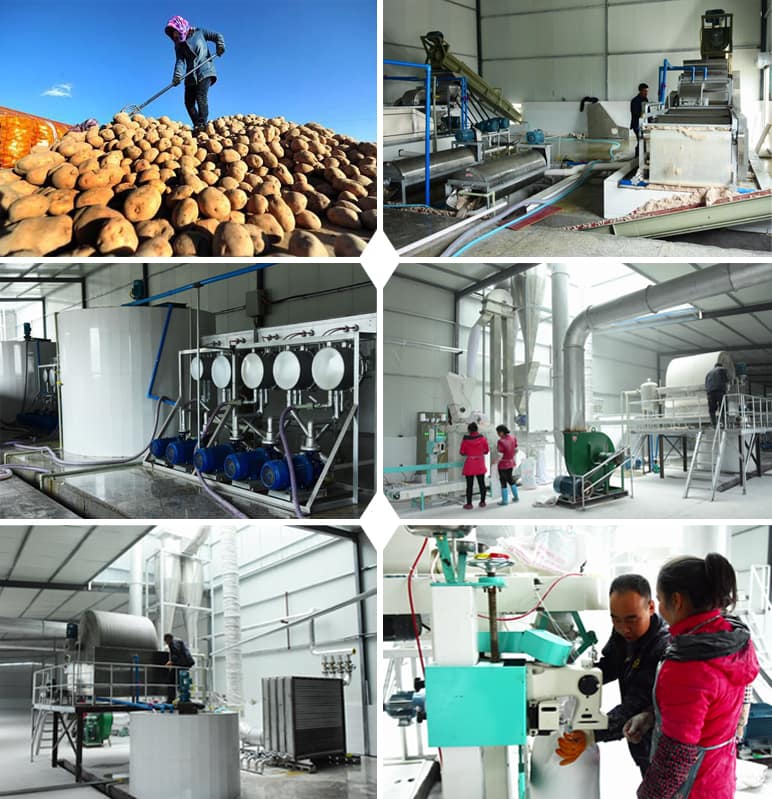 项目案例:中国本地马铃薯淀粉加工厂能力:300吨/日投入新鲜马铃薯产地:中国